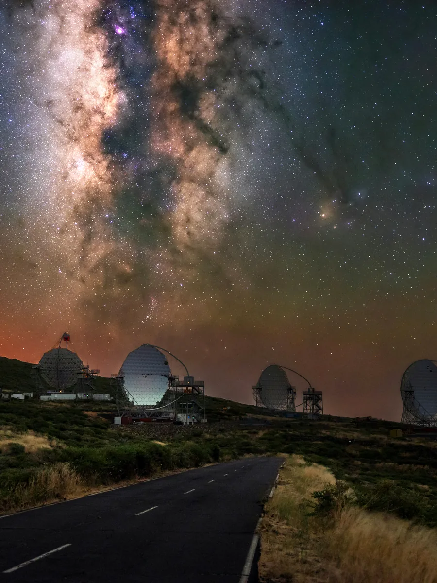 An editorial detail representing cosmic field notes